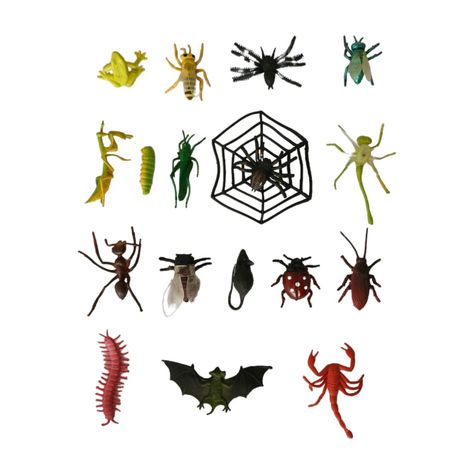 Juguetes Animales Insectos 17 Figuras S-0