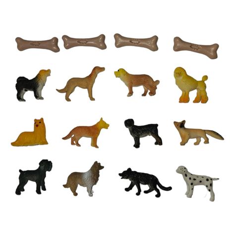 Juguetes De Animales Perros Figuras S-0
