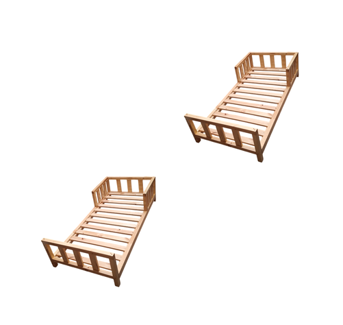 2 Unidades Marquesa Transición Para Niños. Madera. 160x80 Cm-0