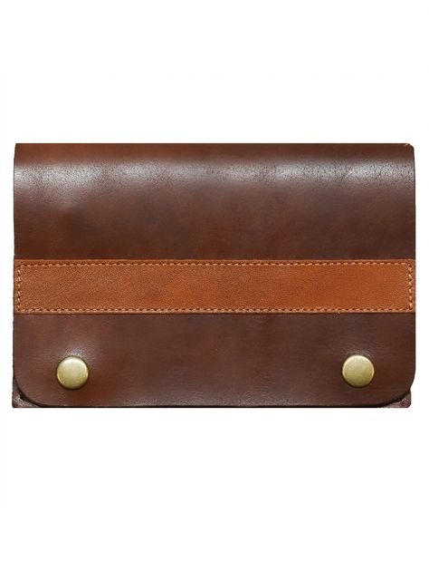 Tabaquera  cuero  Craftmen Hombre Café-0