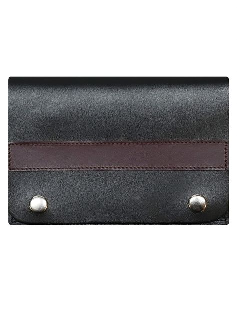 Tabaquera cuero Craftmen  Hombre Negro-0