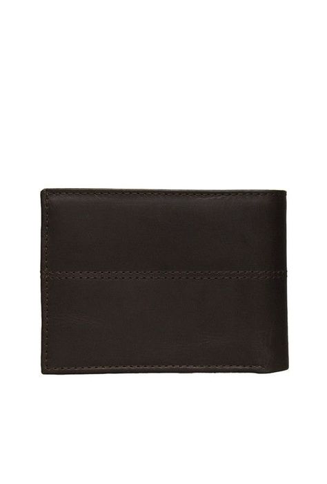 Billetera 100% cuero natural café Norwich Craftmen  -1