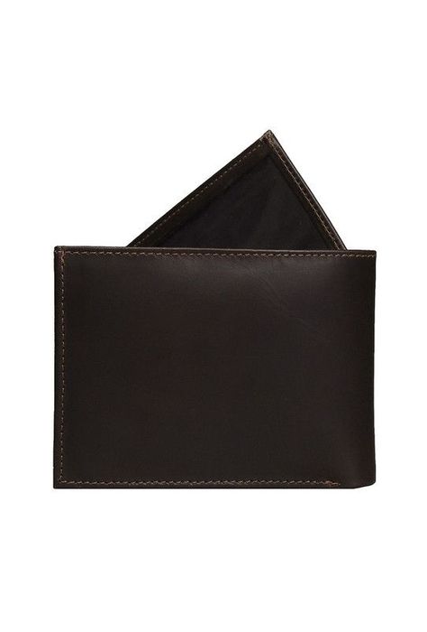 Billetera con tarjetero 100% cuero natural café Cox  Craftmen-1