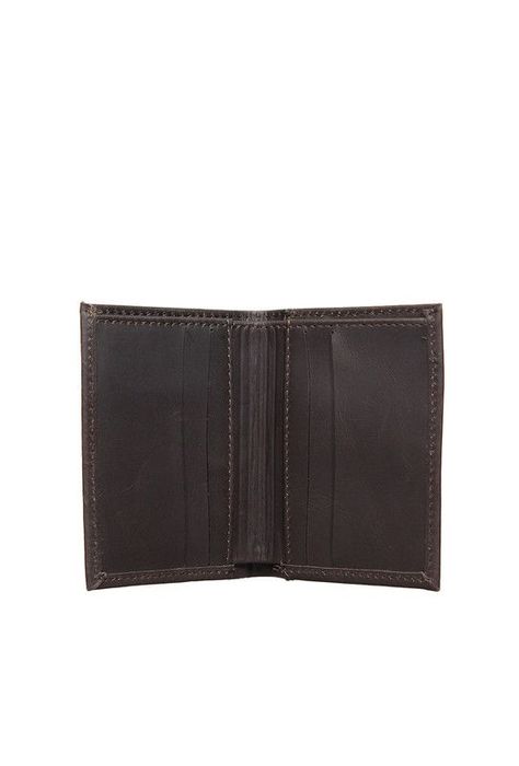 Tarjetero 100% cuero genuino cafe Craftmen -2
