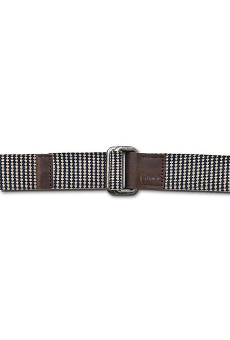 Cinturon Hombre, Reata Reversible Azul -  Beige.-1