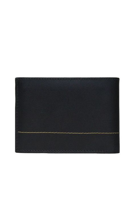 Billetera 100% cuero natural negro Kingston  Craftmen  -1