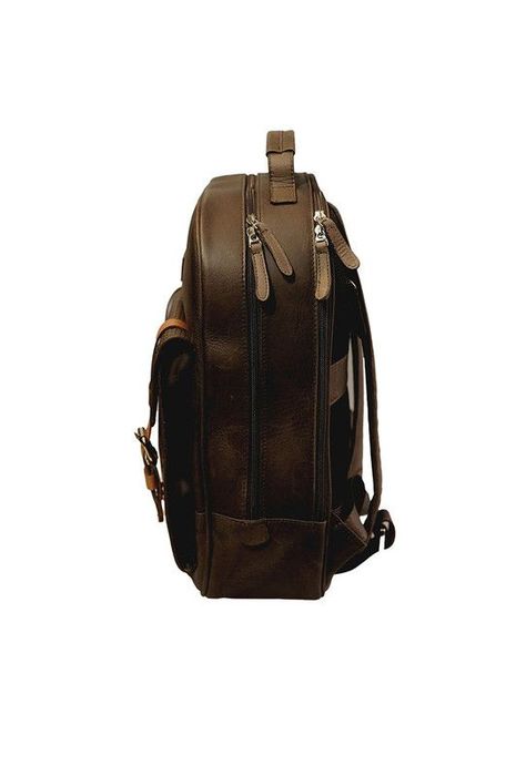 Mochila Notebook 15"  100% cuero natural café  Gerad   Craftmen -3
