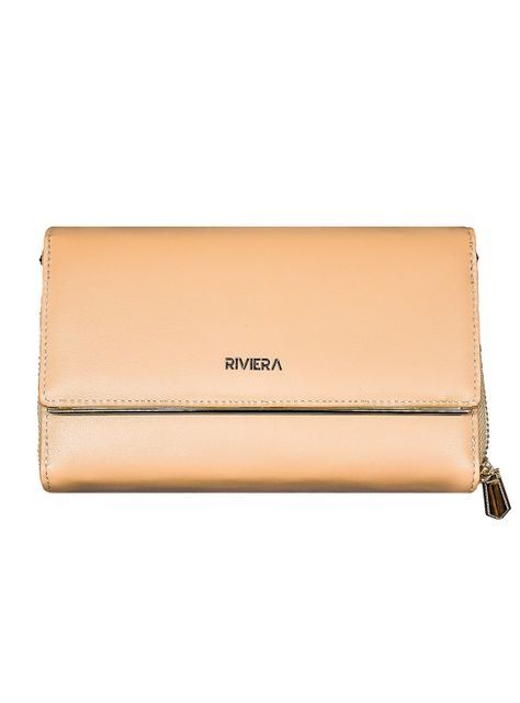 Cartera Clutch Riviera Beige, Ecocuero-0