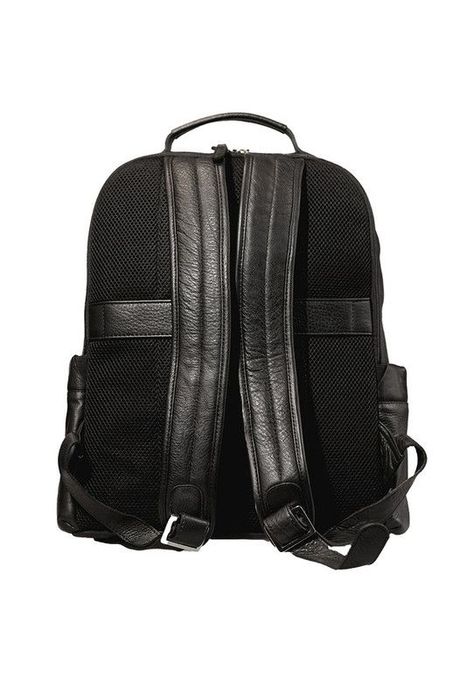 Mochila Notebook 15"  100% cuero natural negro Gregory  Craftmen -2