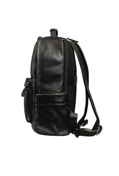 Mochila Notebook 15"  100% cuero natural negro Gregory  Craftmen -3