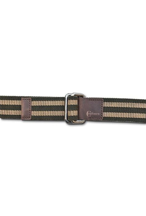 Cinturon Craftmen Reata Color Verde-Beige-1