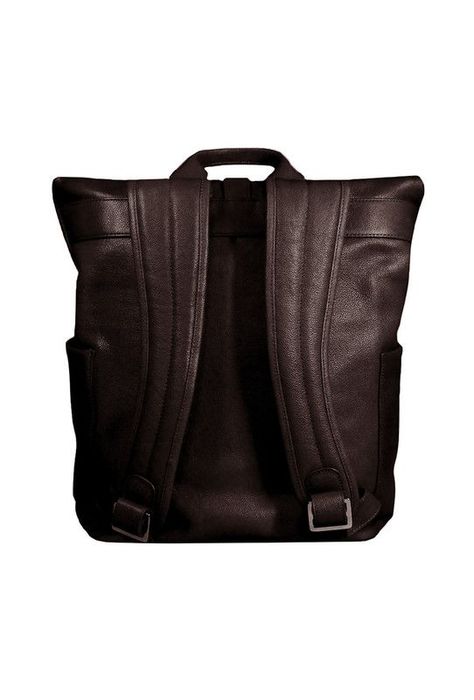 Mochila Notebook 16"  100% cuero natural cafe  Belfast  Craftmen -2