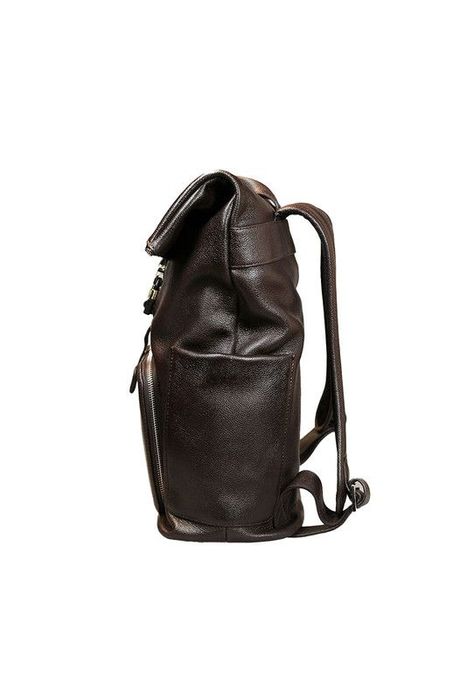 Mochila Notebook 16"  100% cuero natural cafe  Belfast  Craftmen -4