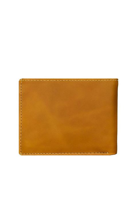 Billetera 100% cuero natural café claro Cambridge Craftmen -1