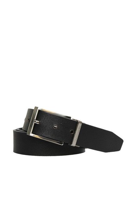 Cinturon Reversible  100% cuero natural café-negro  Lewis Craftmen-1