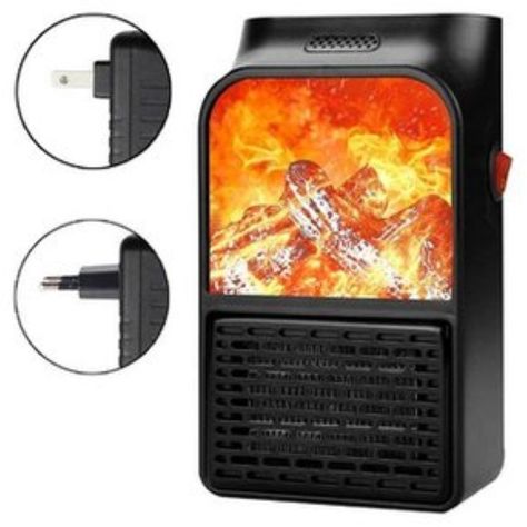 Mini Calefactor Calentador Eléctrico Portátil Led-5
