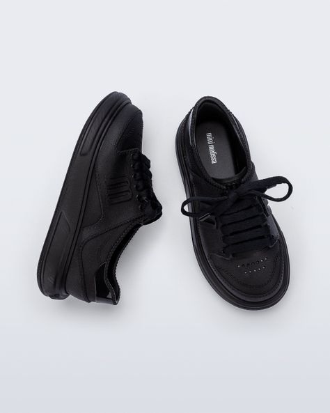 Mini Melissa Bold Sneaker Infantil Negra-2