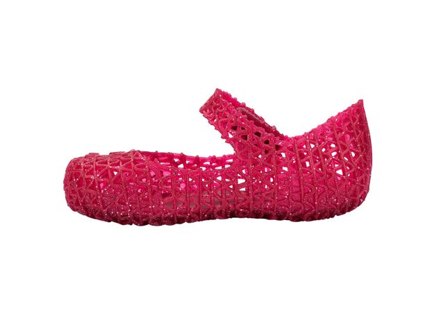 Ballerina Mini Melissa Campana Papel Brillo Rojo/Plata-4