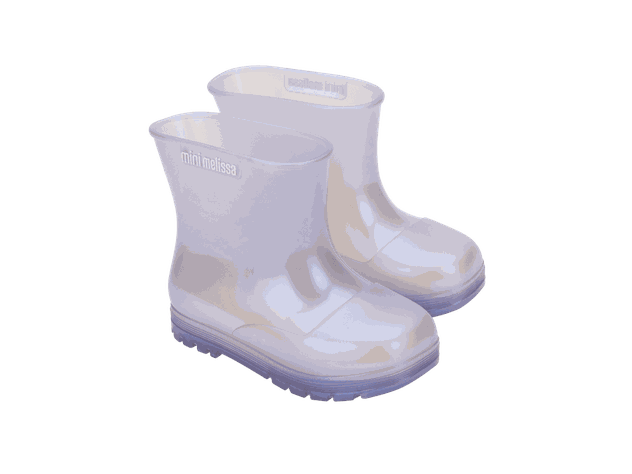 Bota Mini Melissa Welly Azul Perlado-0