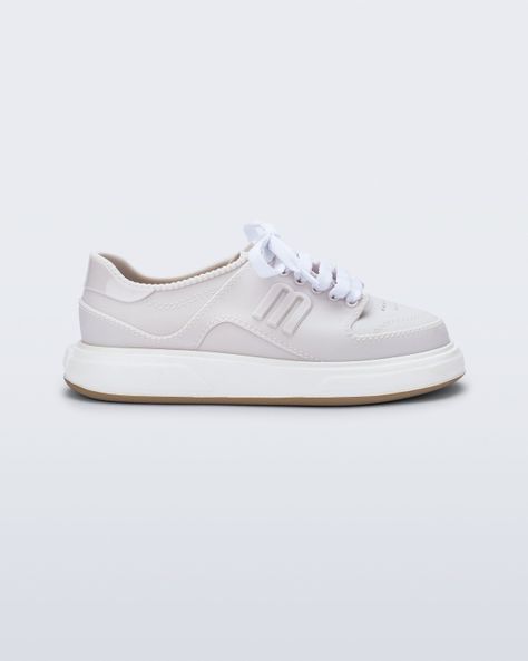 Mini Melissa Bold Sneaker Infantil Blanca-0