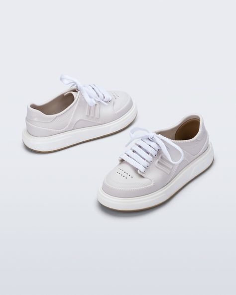 Mini Melissa Bold Sneaker Infantil Blanca-1