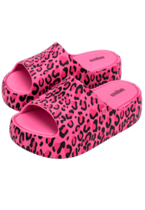 Sandalia Melissa Free Print Platform Rosa/Negro-1
