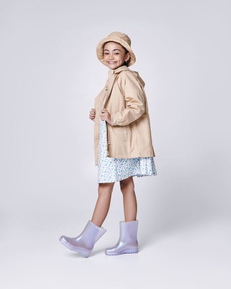 Bota Mini Melissa Welly Infantil Azul Perlado-2