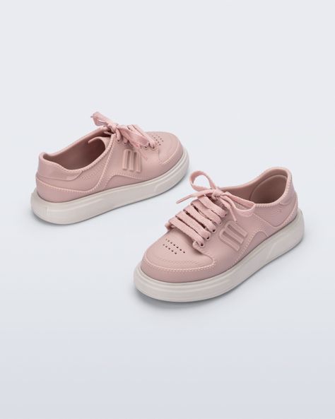 Mini Melissa Bold Sneaker Infantil Rosa/Beige-1