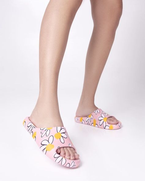 Sandalia Melissa Free Print Slide Rosa/Blanco/Amarillo-2