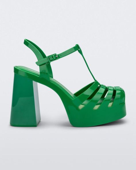 Sandalia Party Heel Verde Melissa-0