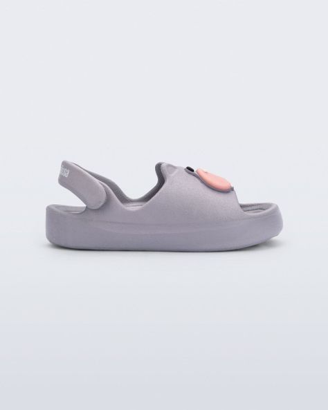 Sandalia Mini Melissa Free Cute Gris-0