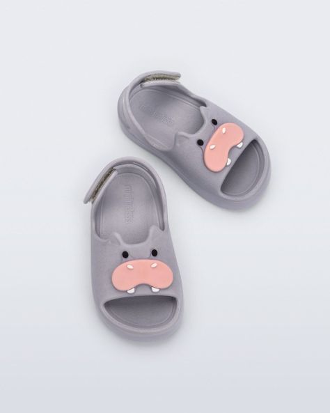 Sandalia Mini Melissa Free Cute Gris-1