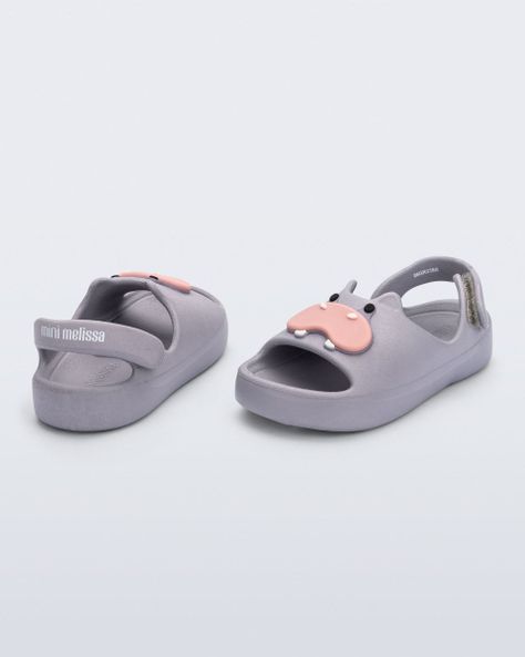 Sandalia Mini Melissa Free Cute Gris-2