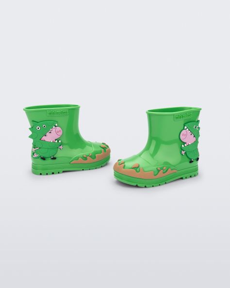 Bota Mini Melissa Welly+Peppa Pig -1