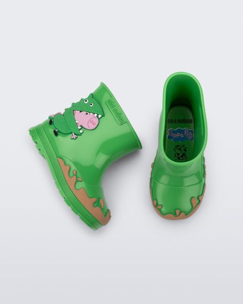 Bota Mini Melissa Welly+Peppa Pig -3