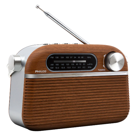Radio Philco bluetooth Vintage VT329 FM/AM USB SD-0