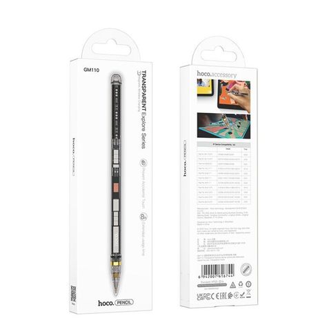 Lápiz óptico Hoco GM110 Magsafe transparente-3