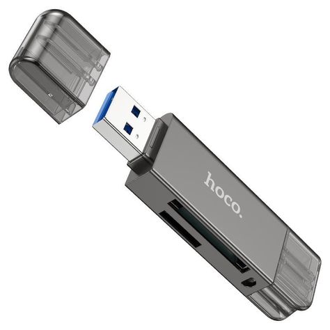 Lector de tarjeta micro SD y SSD Hoco HB39-3