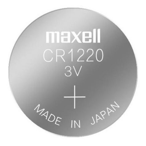Blister de pila Maxell  tipo boton CR1220 3V de 5 unidades-0