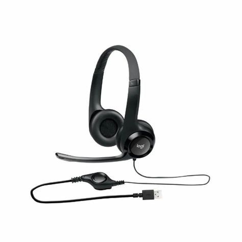 Audífono Logitech stereo H390 USB -1