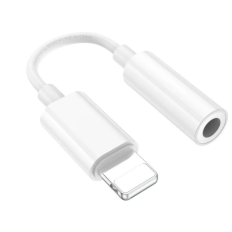 Adaptador Borofone BV21 de audio LIGHTNING a auxiliar 3.5mm-0