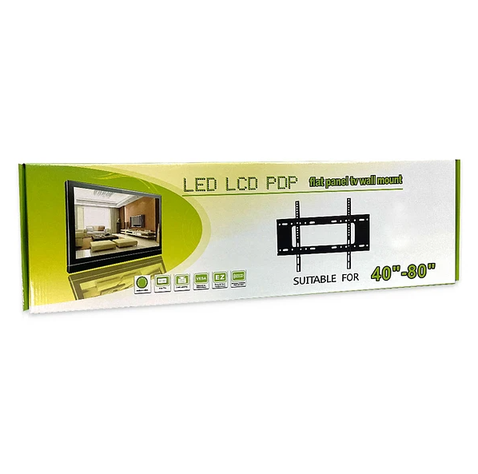 Soporte Tv Led Lcd 40 A 80 Pulgadas Fijo Pared Soporta 75kg-5
