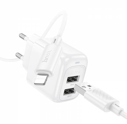 Cargador Hoco CS51A Lighting dual USB-0