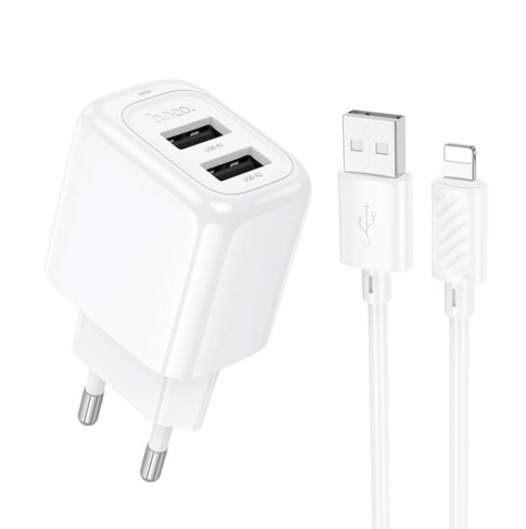 Cargador Hoco CS51A Lighting dual USB-2