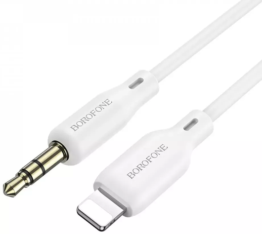 Cable Borofone BL18 - JACK 3,5MM A LIGHTNING - 1 MT BLANCO-0