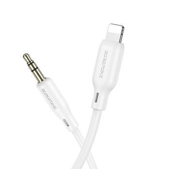 Cable Borofone BL18 - JACK 3,5MM A LIGHTNING - 1 MT BLANCO-1