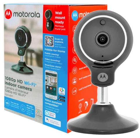 Cámara seguridad Motorola Wi-Fi Focus71 1080P HD negro-2
