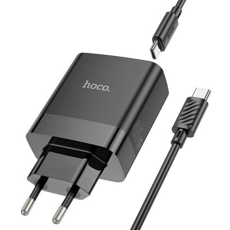 Cargador de pared Hoco C127A USB-C de 45W QC3.0-1