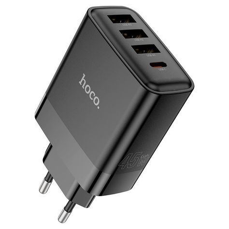 Cargador de pared Hoco C127A USB-C de 45W QC3.0-4
