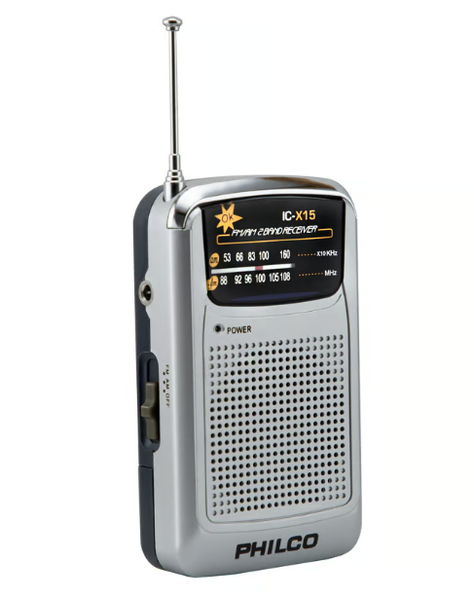 Radio Portatil Philco Con Audifono Icx-15-1